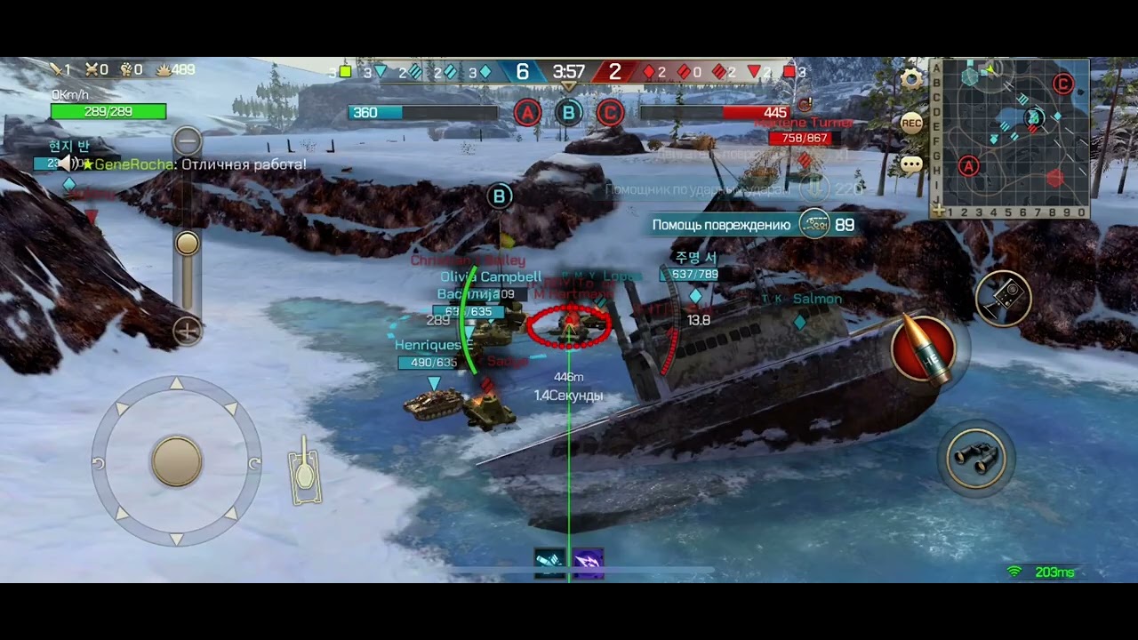 Моя игра на артиллерии в игре Tank legion