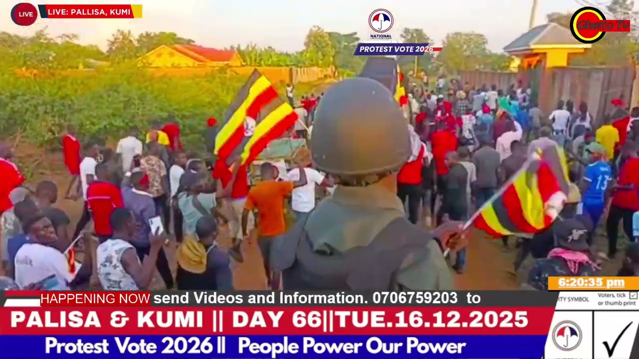 HE Bobi Wine staged a moving musical procession in Kumi.