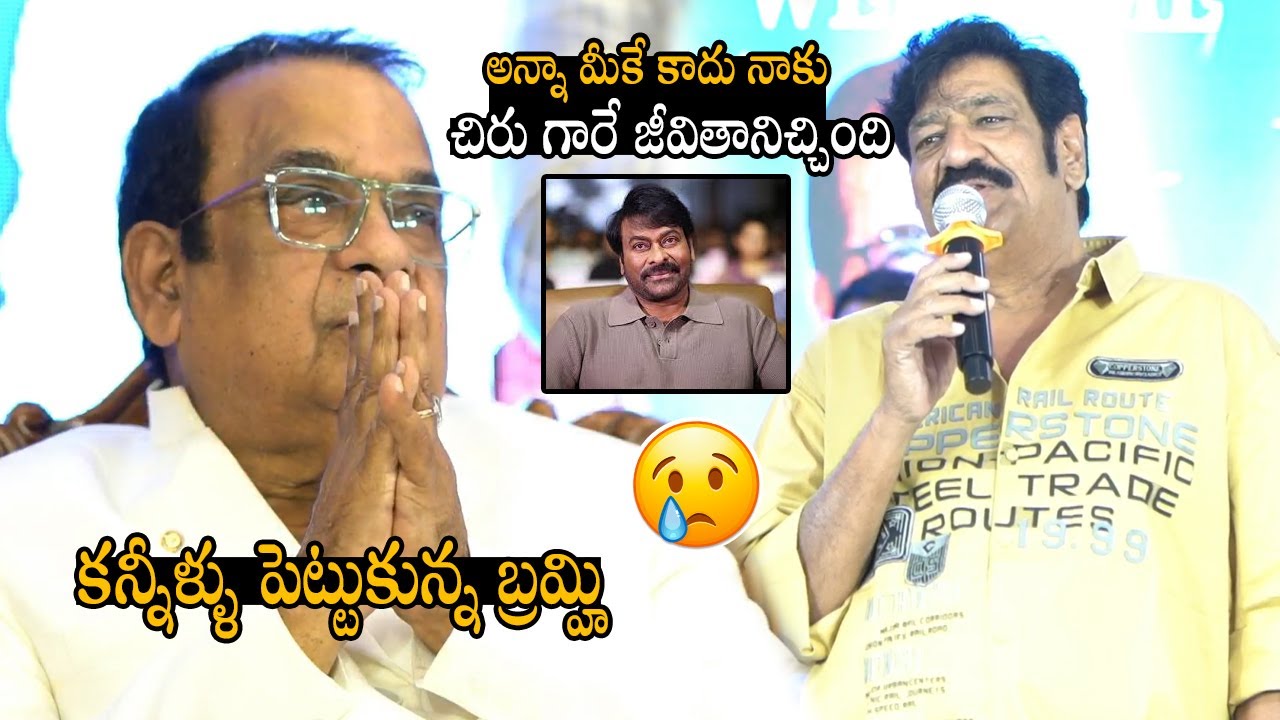 Brahmanandam Emotional Reaction to Raghu Babu Words at Brahmanandam 70th Birthday Celebrations | ST