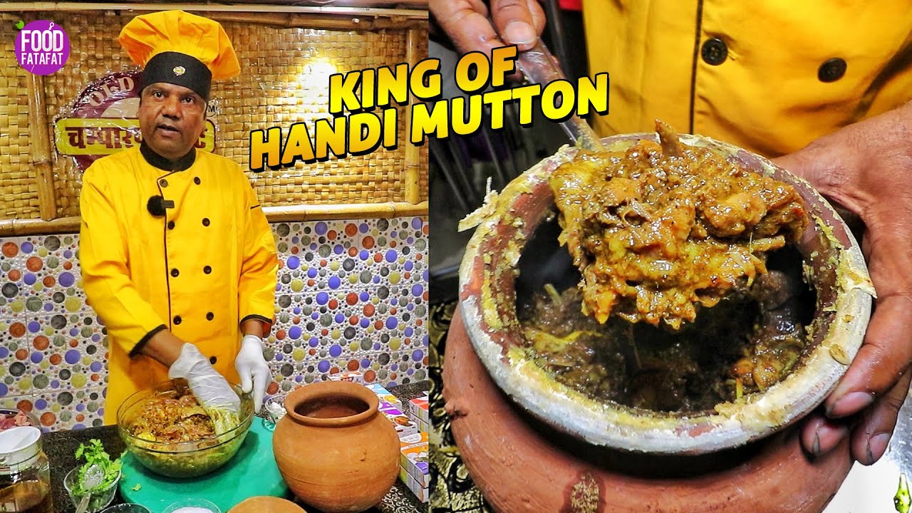 World Famous Old Champaran Ahuna Mutton Handi - Sabse Alag | Parna Street Food