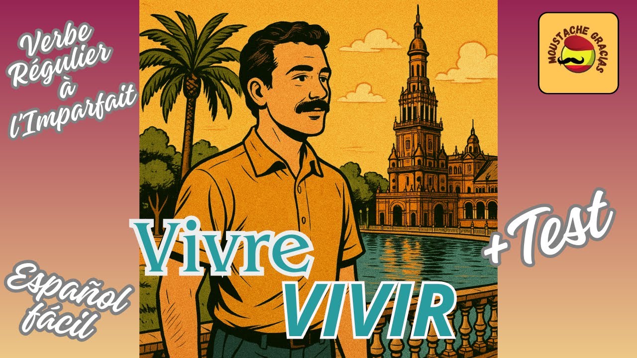 Le verbe Vivre en espagnol | 1 verbe à l’imparfait + Test | Verbe régulier