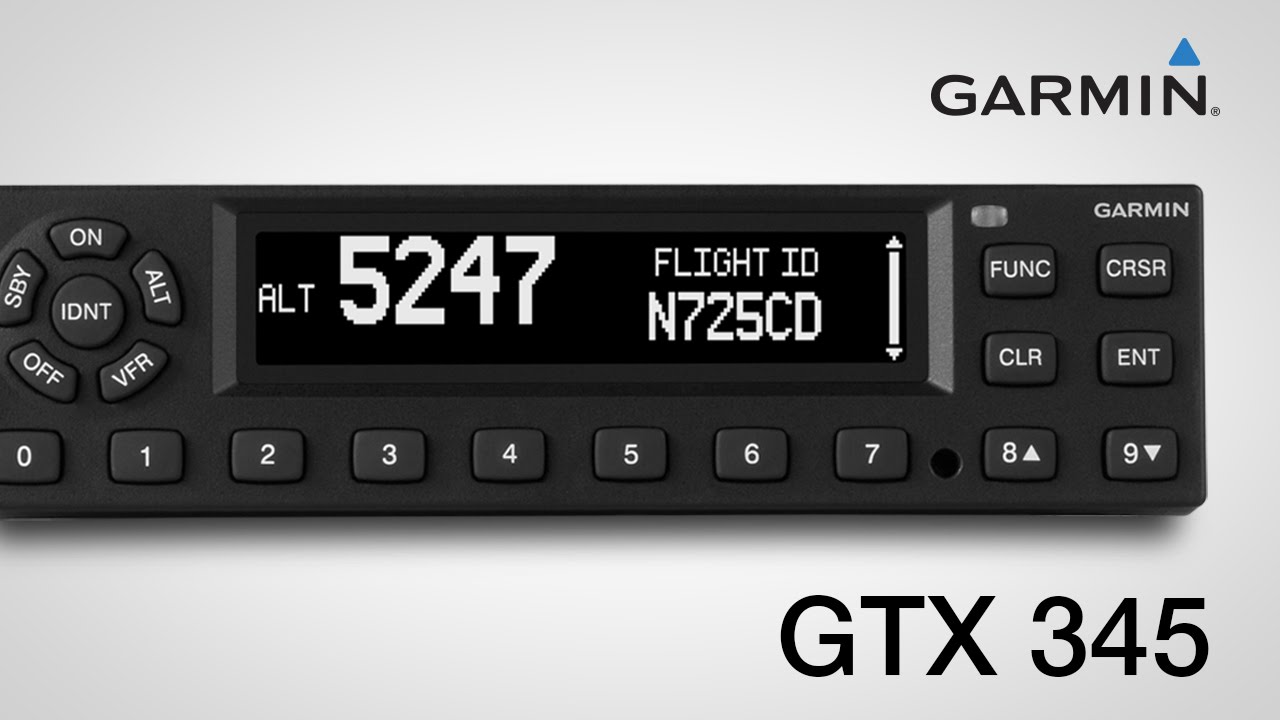 Использование универсальных ADS-B-транспондеров Garmin GTX 345 серии