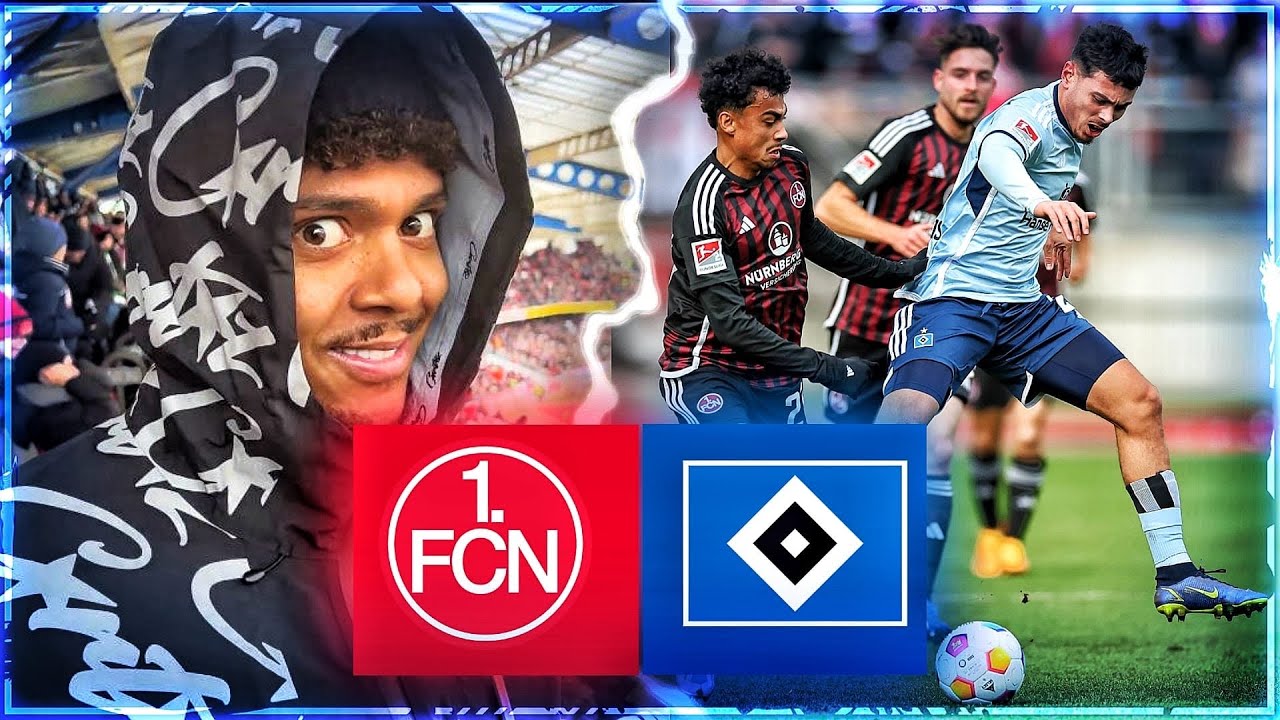 Nürnberg gegen Hamburg⚽ | Stadionvlog 🔥| Niklas Wilson