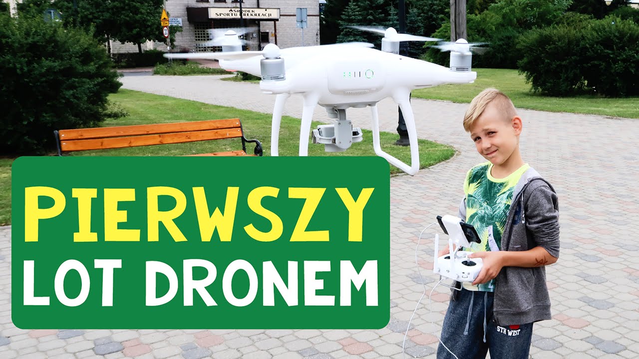 Pierwszy lot dronem Phantom 4