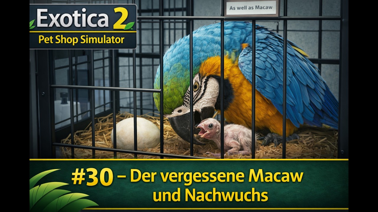 Exotica 2   Pet Shop Simulator   #30 Der vergessene Macaw und Nachwuchs