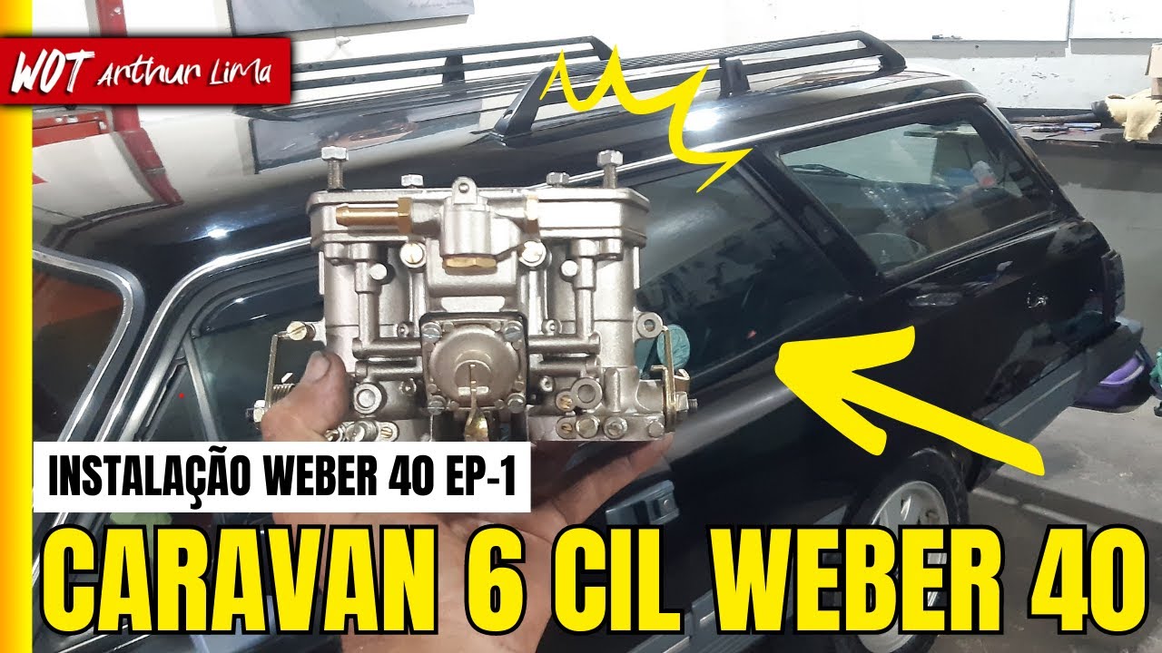 CARAVAN PRETA INSTALANDO WEBER EP-1 (W.O.T. PREPARAÇÕES)