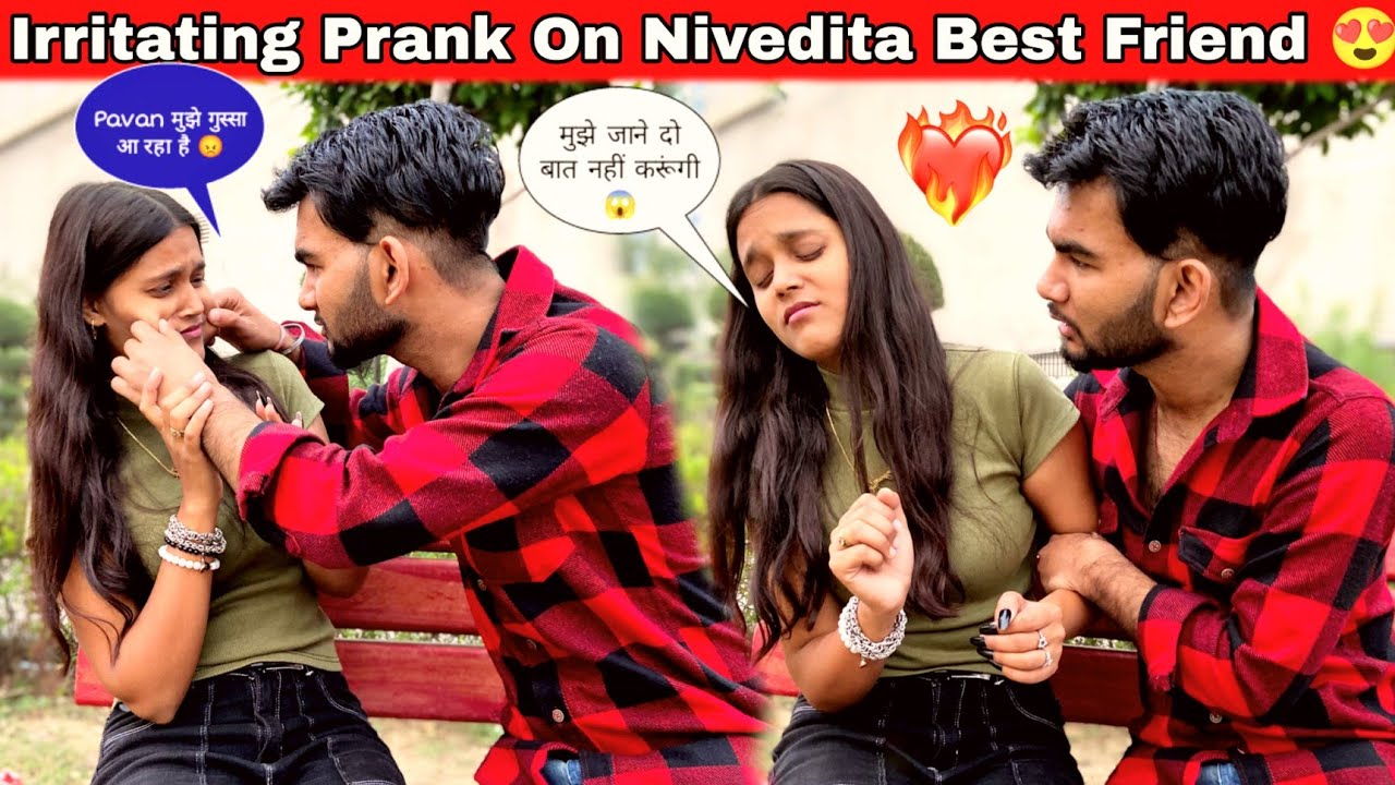 Irritating Prank On Best Friend Nivedita 😍|| Gone Funny Reaction 😱 || Anshul Yadav