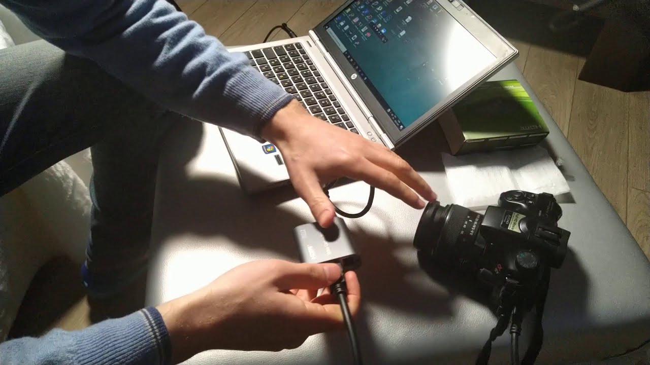 Как подключить карту захвата к камере Sony A (video capture to DSLR)