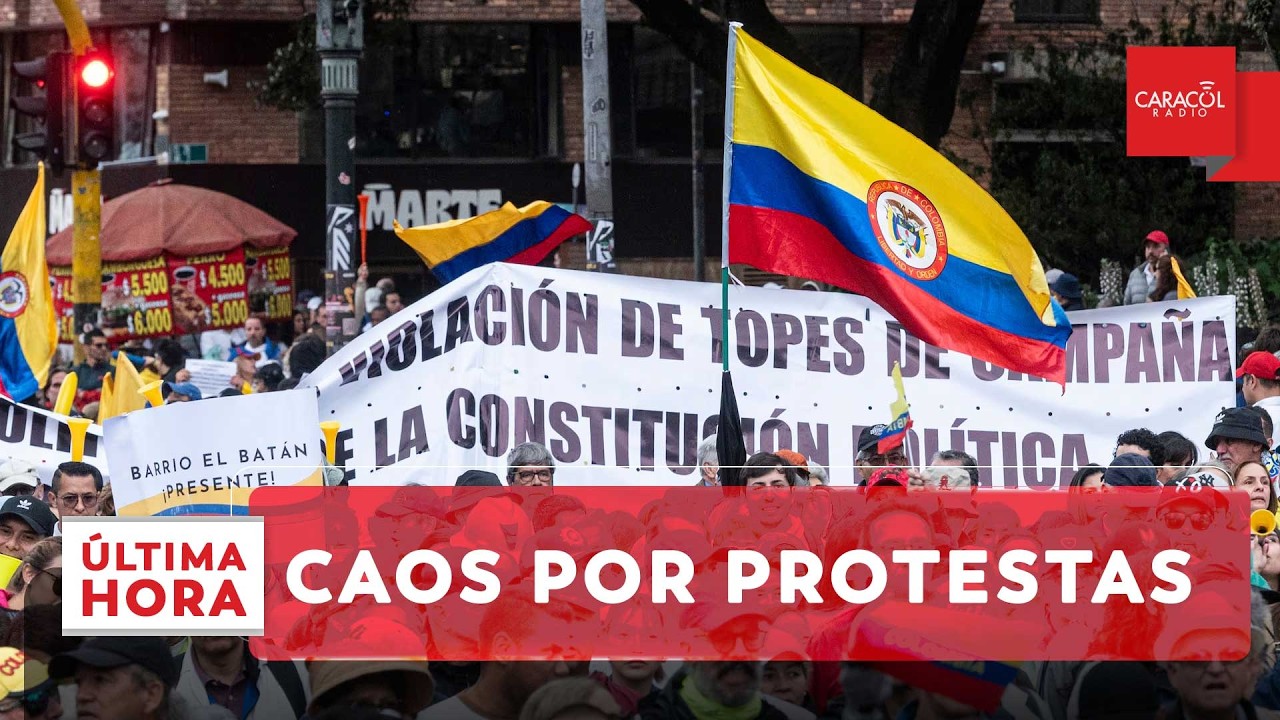 Protestas en la calle 72 generan caos vial y afectan 40.000 usuarios | Última Hora