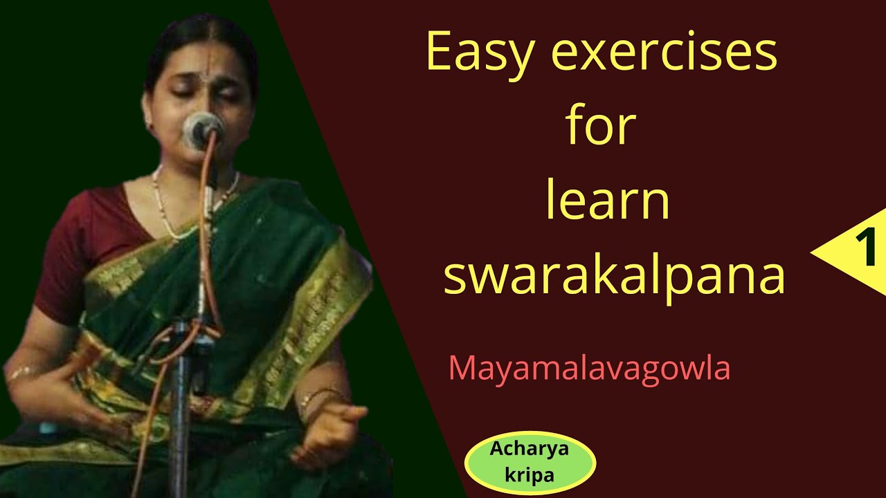 Easy exercises for learn swarakalpana Part -1