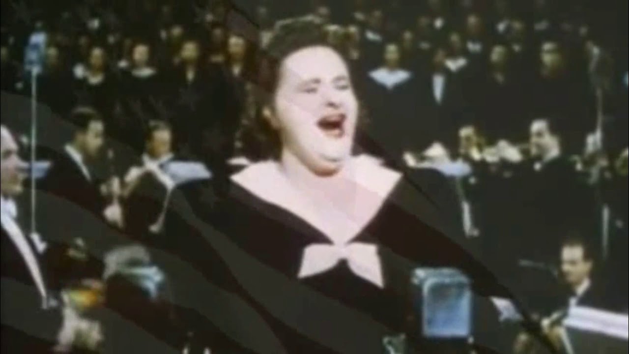 Kate Smith Sings God Bless America, Movie Short From 1943