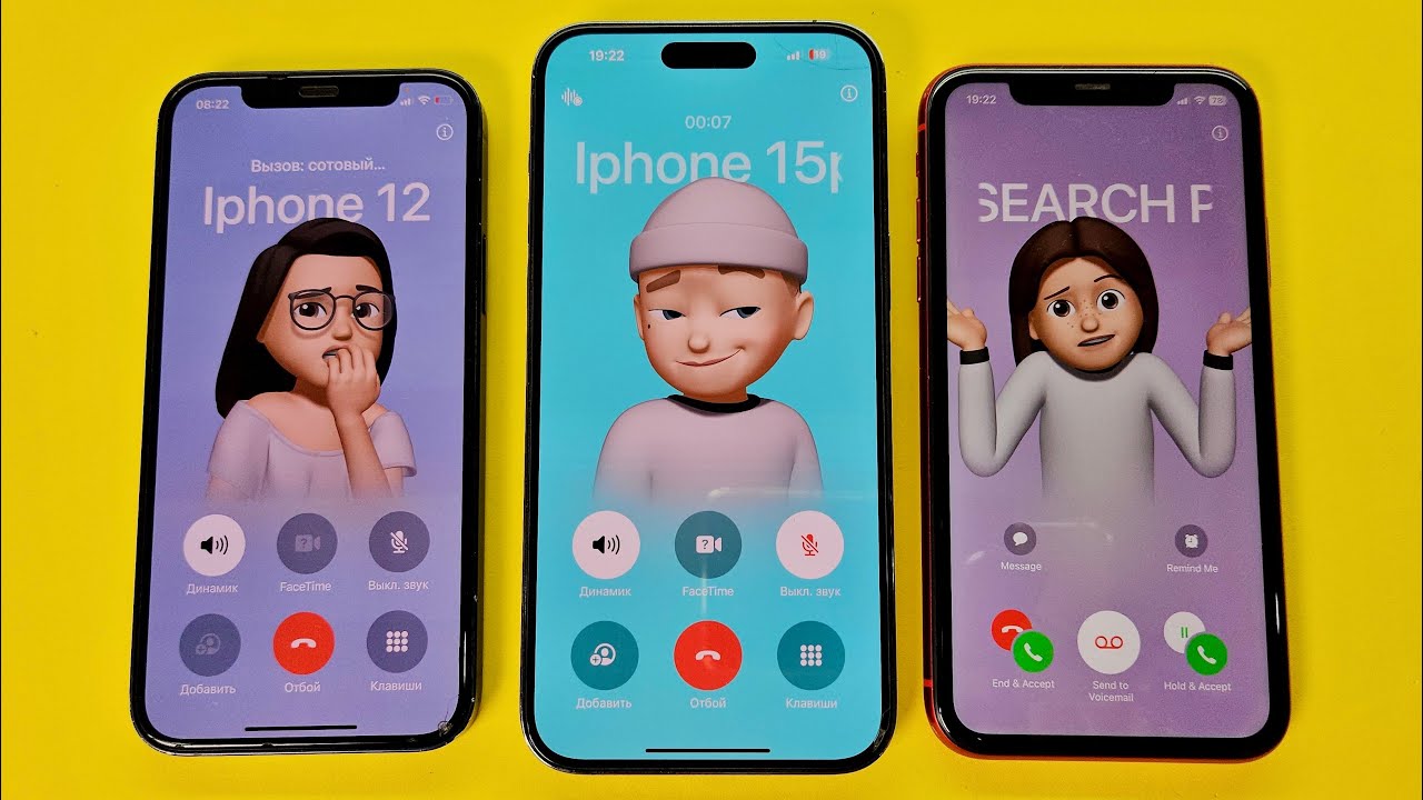Three incoming Call IPhone 12 vs IPhone 14MAX vs IPhone 11Pro/ Second Line, Call on Hold