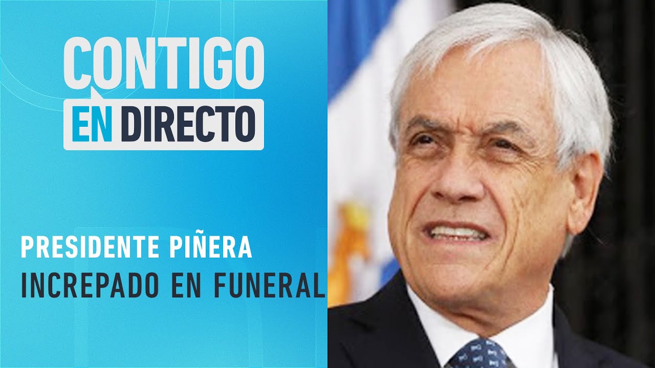 ¡INCREPAN A PIÑERA! Presidente abandonó funeral de carabinero asesinado - Contigo en Directo