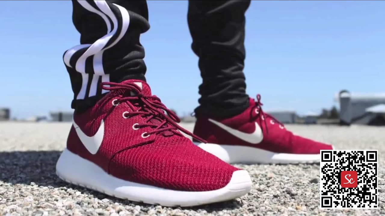 Solecool App - Nike Roshe Run Team Red Sail Review On Feet