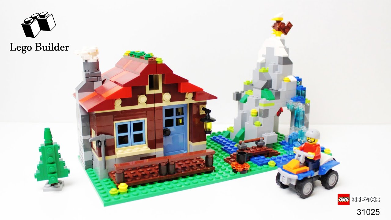 Lego Creator 31025 Mountain Hut   Lego Speed Build