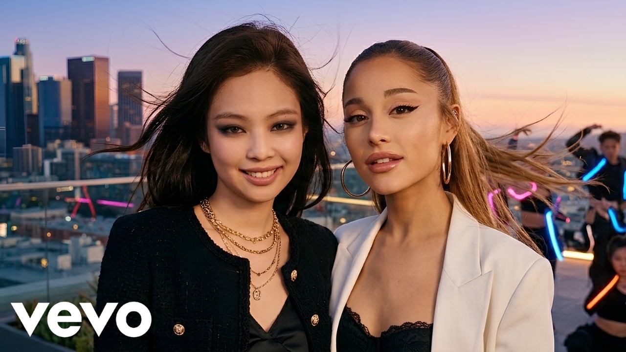 Jennie, Ariana Grande - DEADLINE (ft. Rosé, Jisoo, Lisa, Tyga, K-Pop) | (Lyrics Music Video)