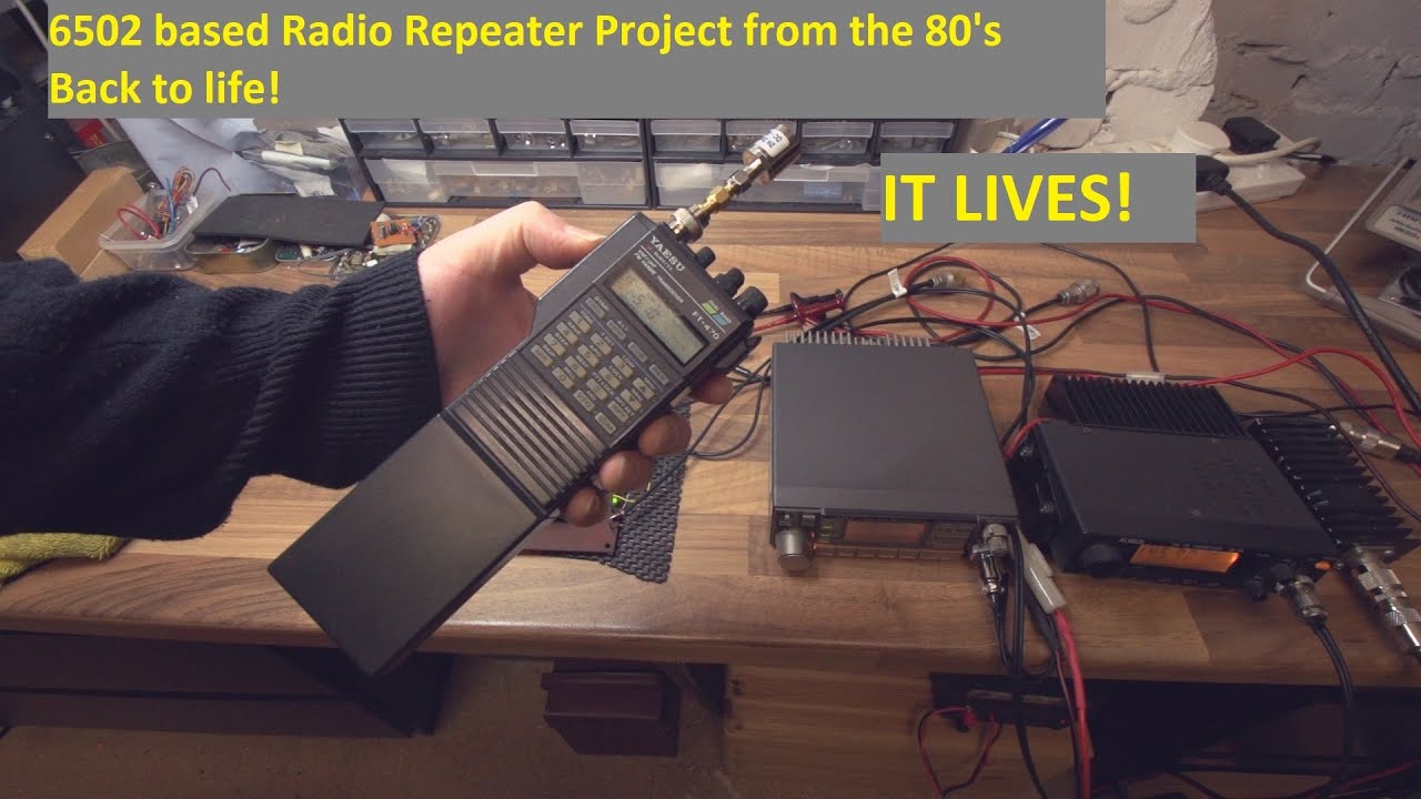 6502 CPU based Amateur Radio Repeater project - back from 1986!