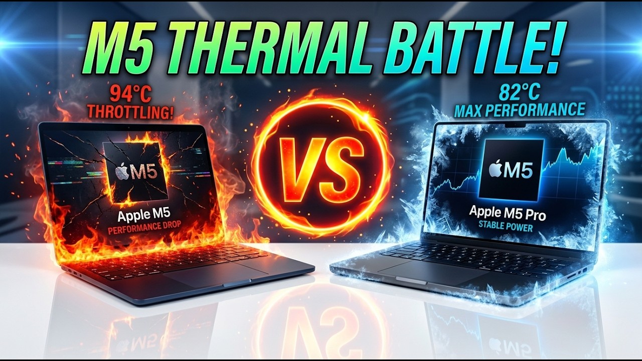 M5 MacBook Air vs Pro - Final Verdict (Thermal & Benchmark Test)