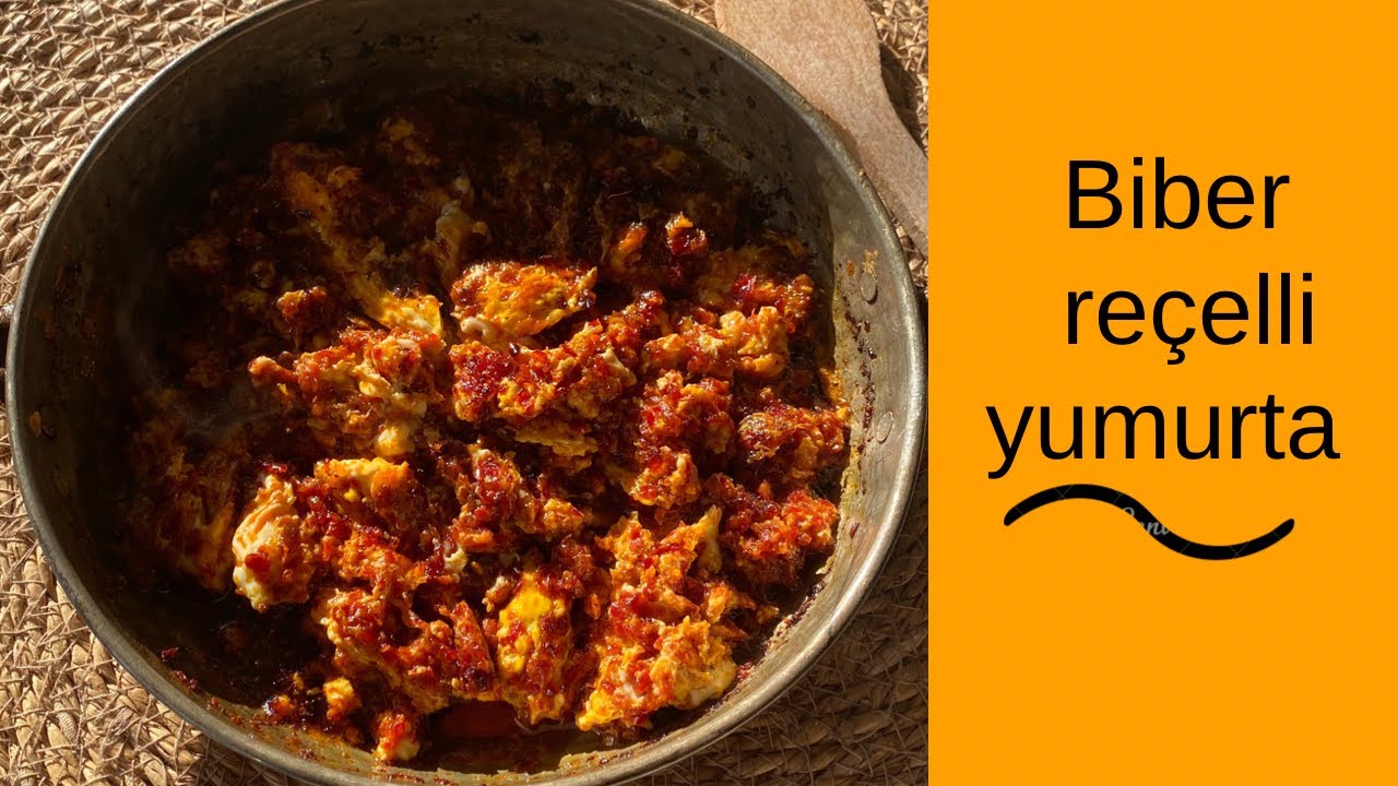Biber re&ccedil;elli yumurta 🍳 Şanlıurfa mutfağı 🍃 Semra Yetim