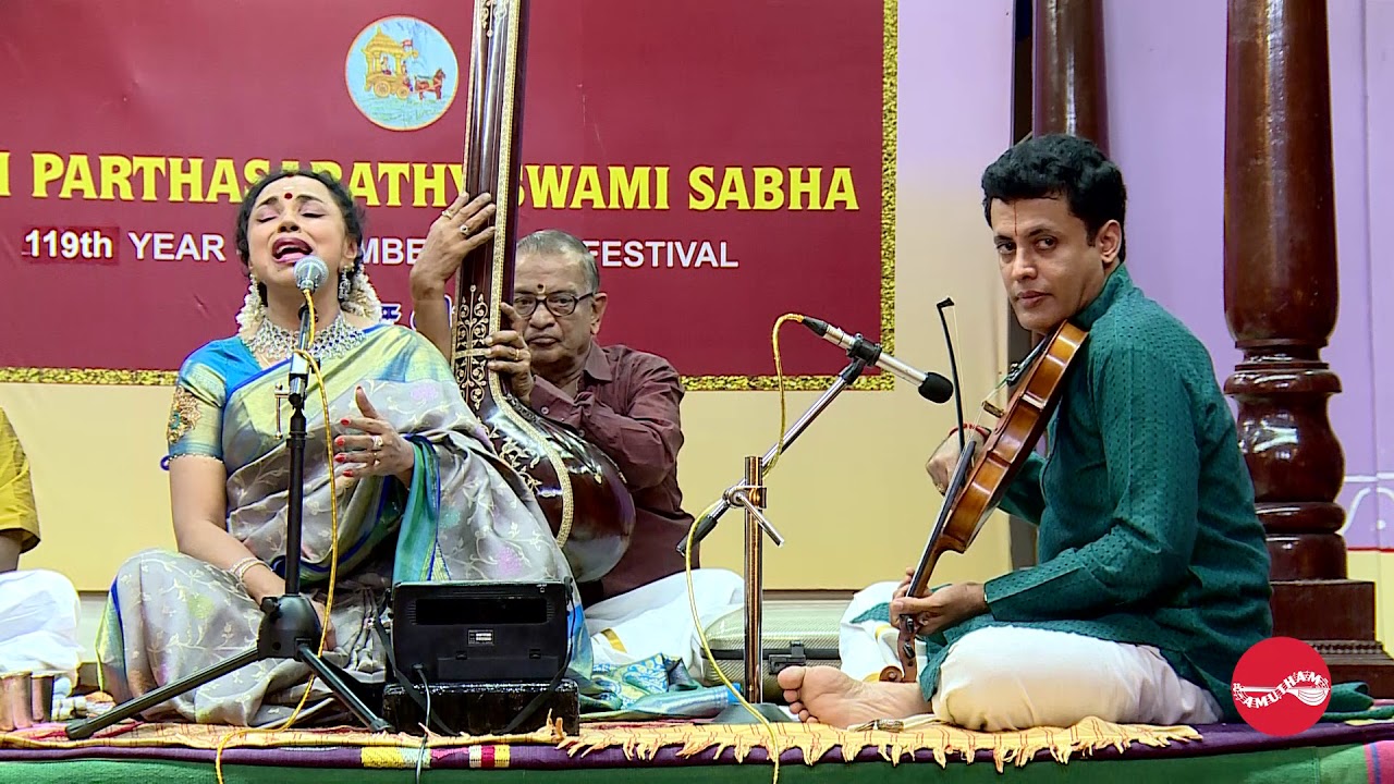 Pakkala Nilabadi  || Live Concert - Sri Parthsarathyswami Sabha 2019 || Sudha Ragunathan