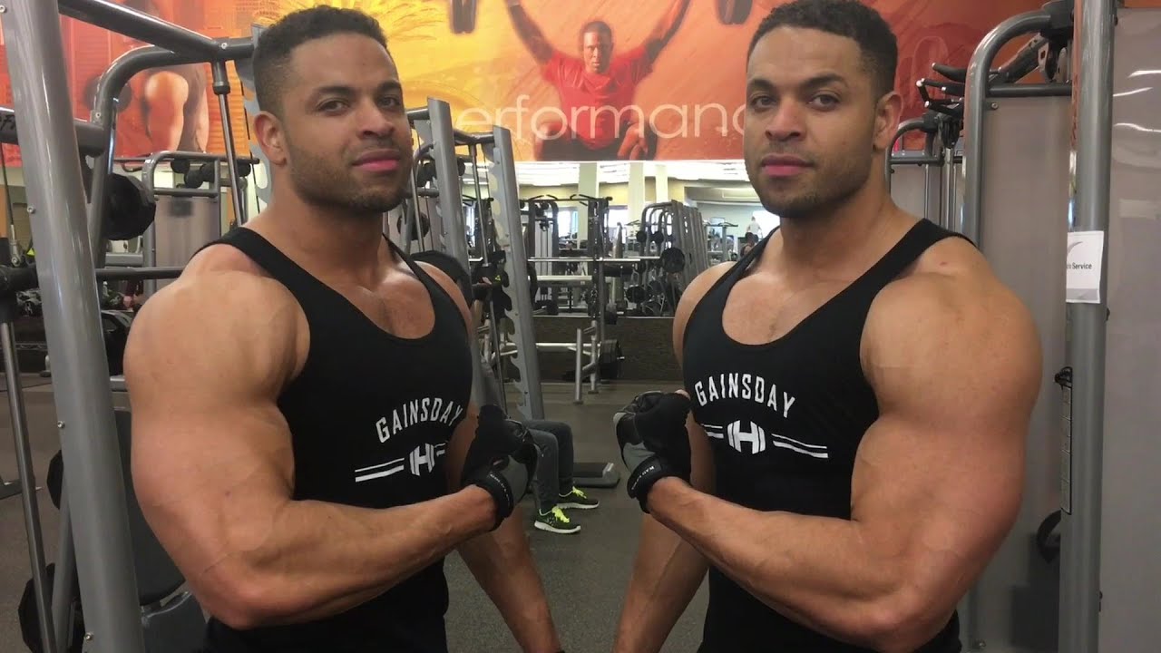 Тренировка груди для бодибилдинга @hodgetwins