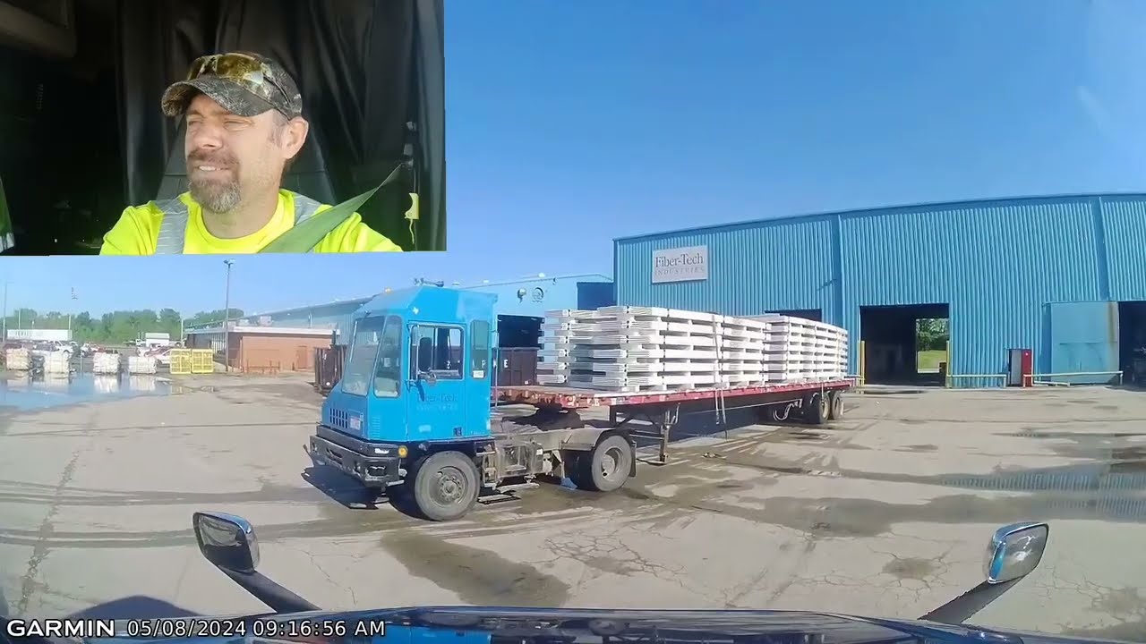 #130 Overnight Parking At Uhaul in Walpole MA: Life Of A Melton Flatbed Driver