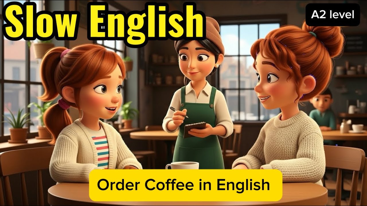 Learn English Listening with a Short Café Story | Beginner Friendly (A2–B1) #EnglishListening 