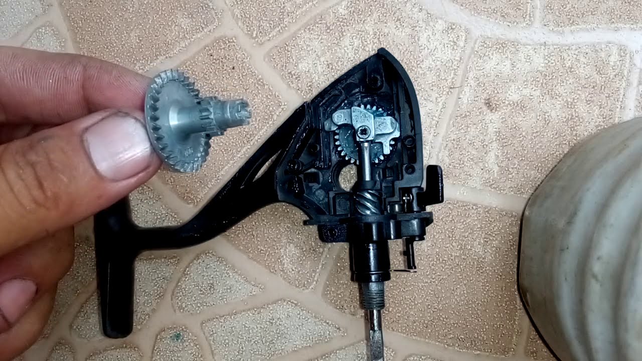manutenção em molinete. montagem do zero de um molinete