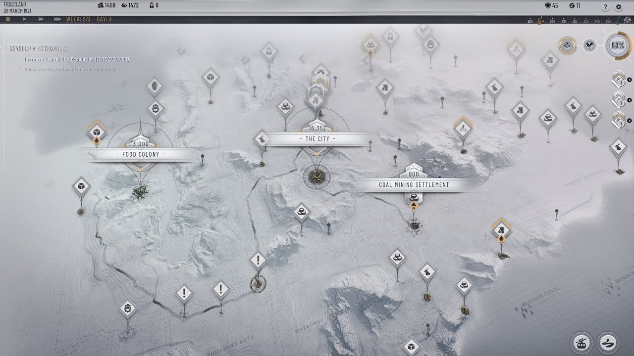 Frostpunk 2 &ndash; szczeg&oacute;łowe om&oacute;wienie Frostlandu, plac&oacute;wek, osad i kolonii!