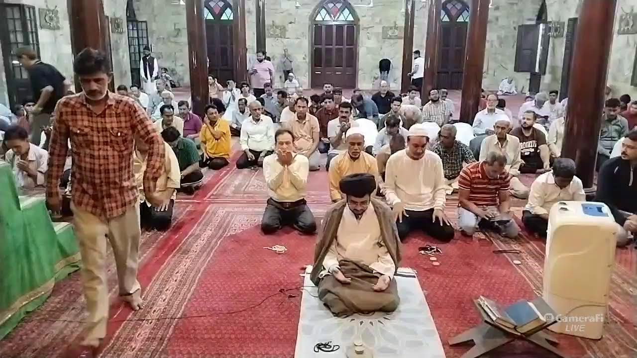 AZAN NAMAZ MAGRIB ISHA 6: 53 PM MASJID IRANIN MUMBAI