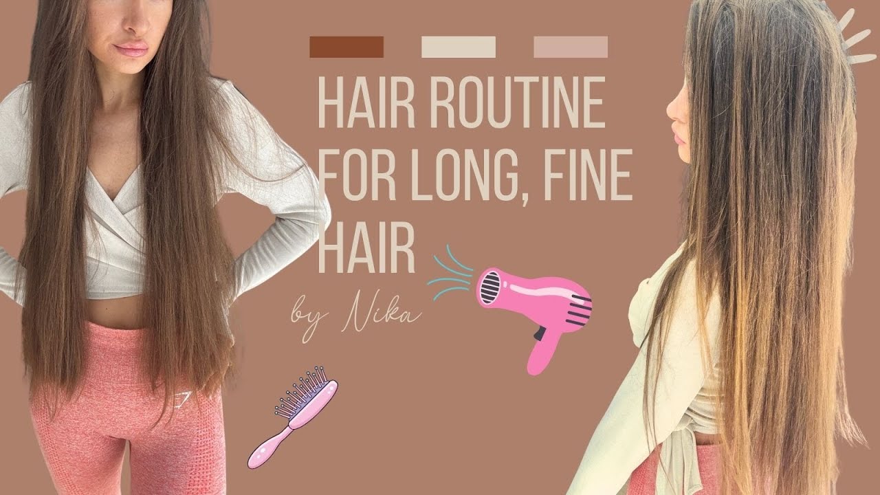 My Soft Hair Routine | Natural Volume for Fine Long Hair