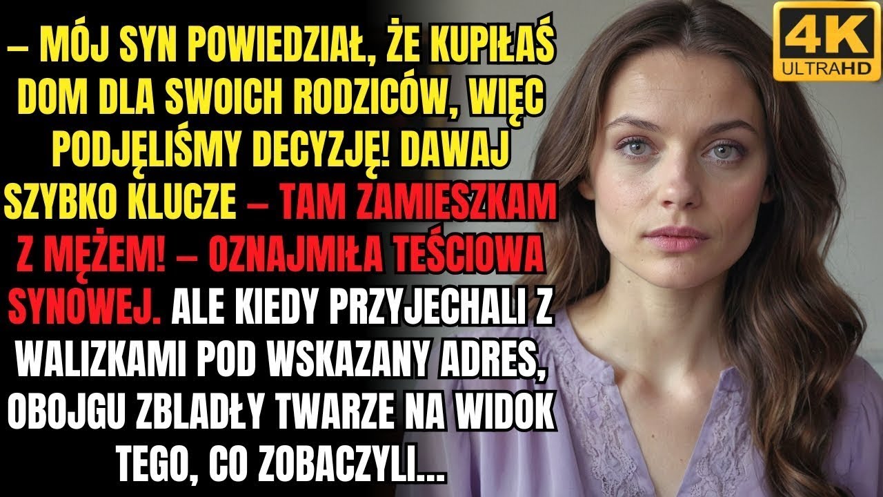 MOJA TEŚCIOWA PRZYJECHAŁA WPROWADZIĆ SIĘ DO DOMU    ALE TO, CO ZOBACZYLI, ICH ZASKOCZYŁO