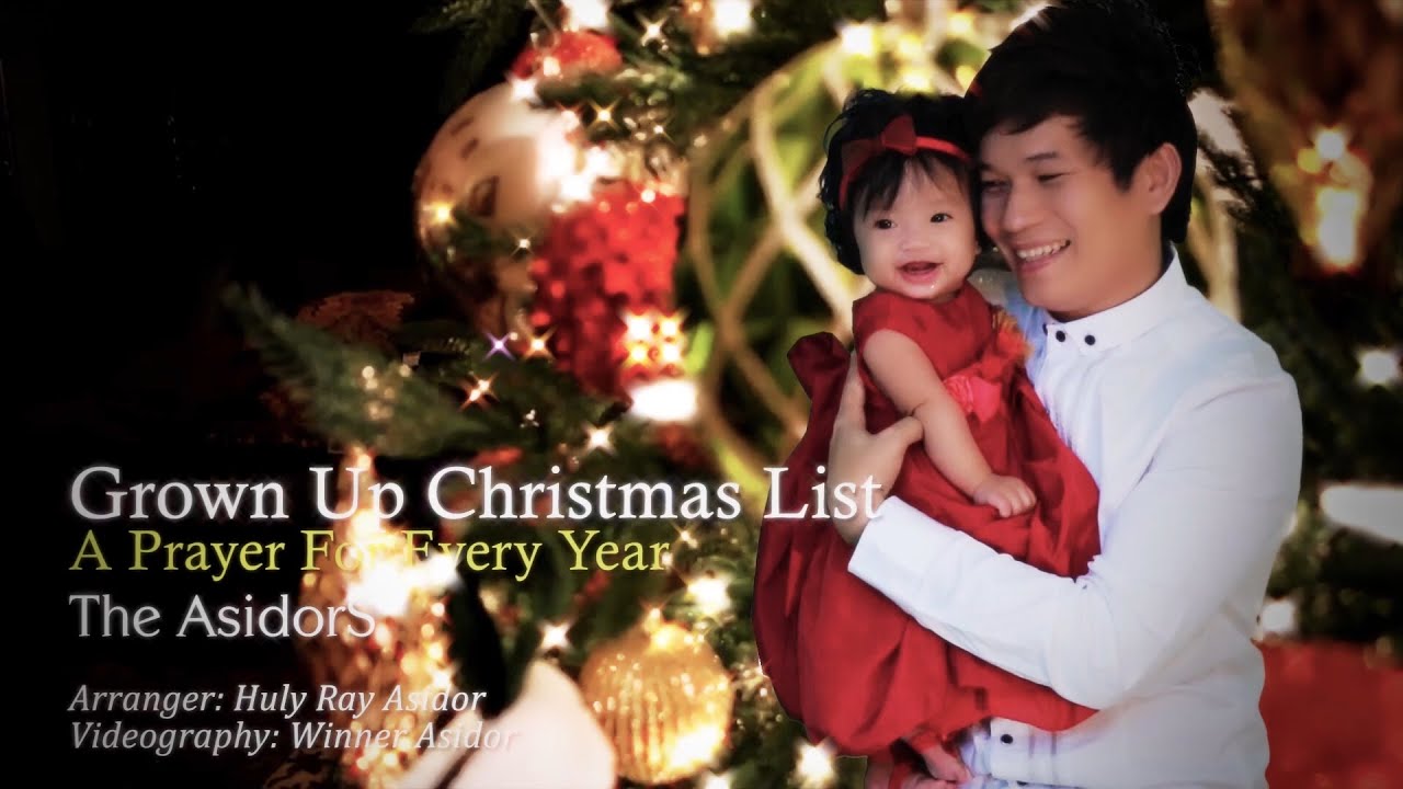 Grown Up Christmas List / A Prayer For Every Year - The AsidorS (2014 Cover)