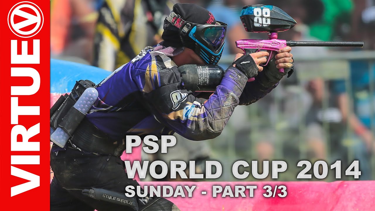 PSP Paintball World Cup 2014 Tournament - Sunday Virtue Highlights - Part 3/3
