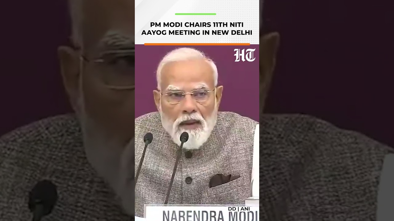PM Modi Chairs Key NITI Aayog Meet as States Discuss Development Priorities | HT India