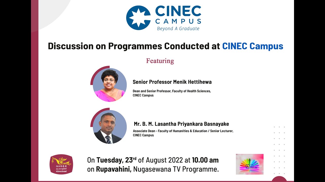 Discussion on Programmes Conducted at CINEC Campus
