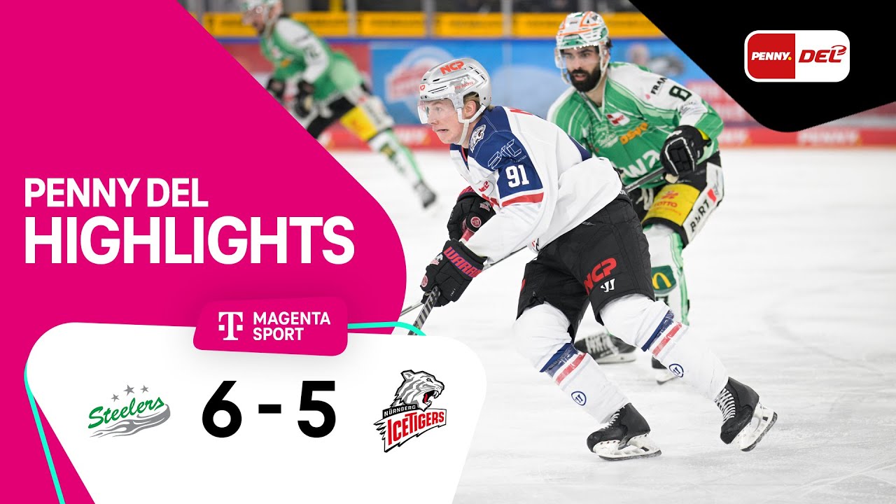 Bietigheim Steelers - Nürnberg Ice Tigers | Highlights PENNY DEL 22/23
