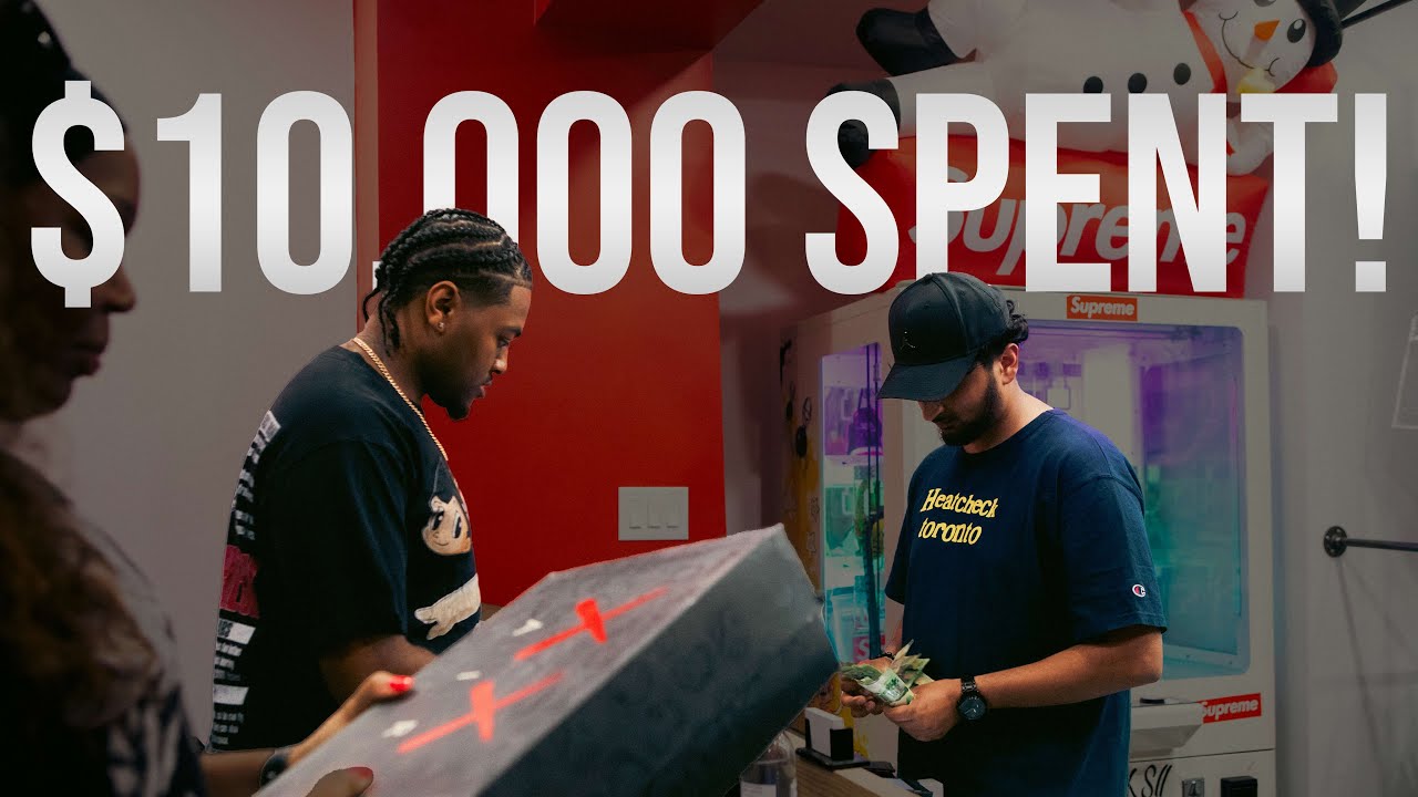 TORONTO SNEAKER STORE SPENDS $10,000 ON SNEAKERS