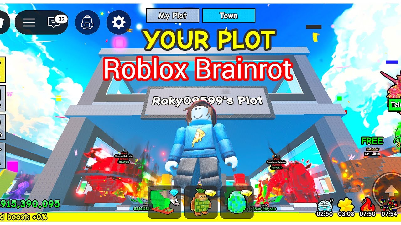 Roblox mutate or Lose Brainrot update gameplay.#roblox #games #videogames 🏠🎯🎯🎯