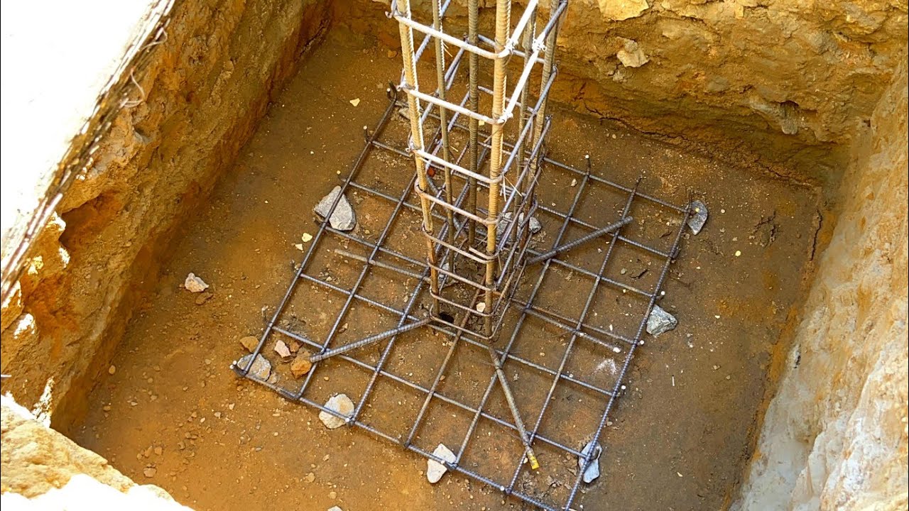 New Project 1BHK House-Amazing with 31x33 Size 1BHK House Column Footing Reinforcement-sand cement