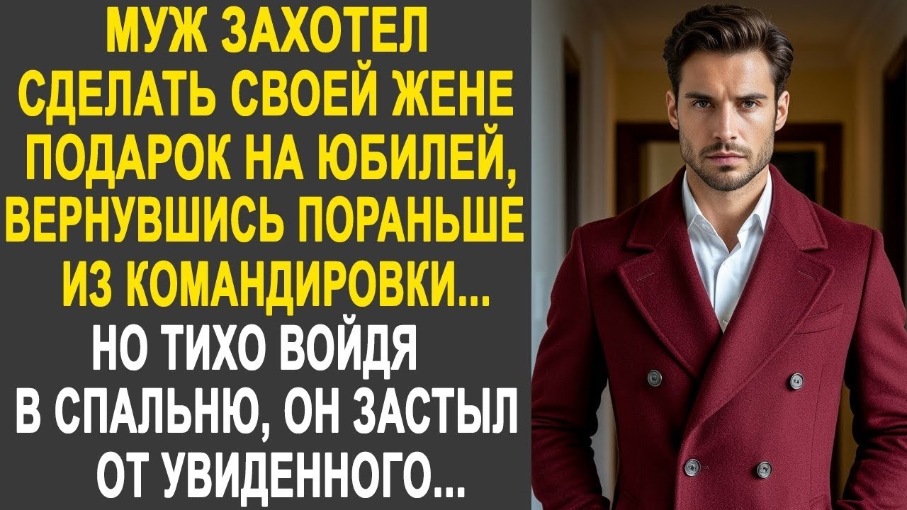 Муж захотел сделать жене подарок на юбилей. И вернувшись пораньше из командировки, он оцепенел...