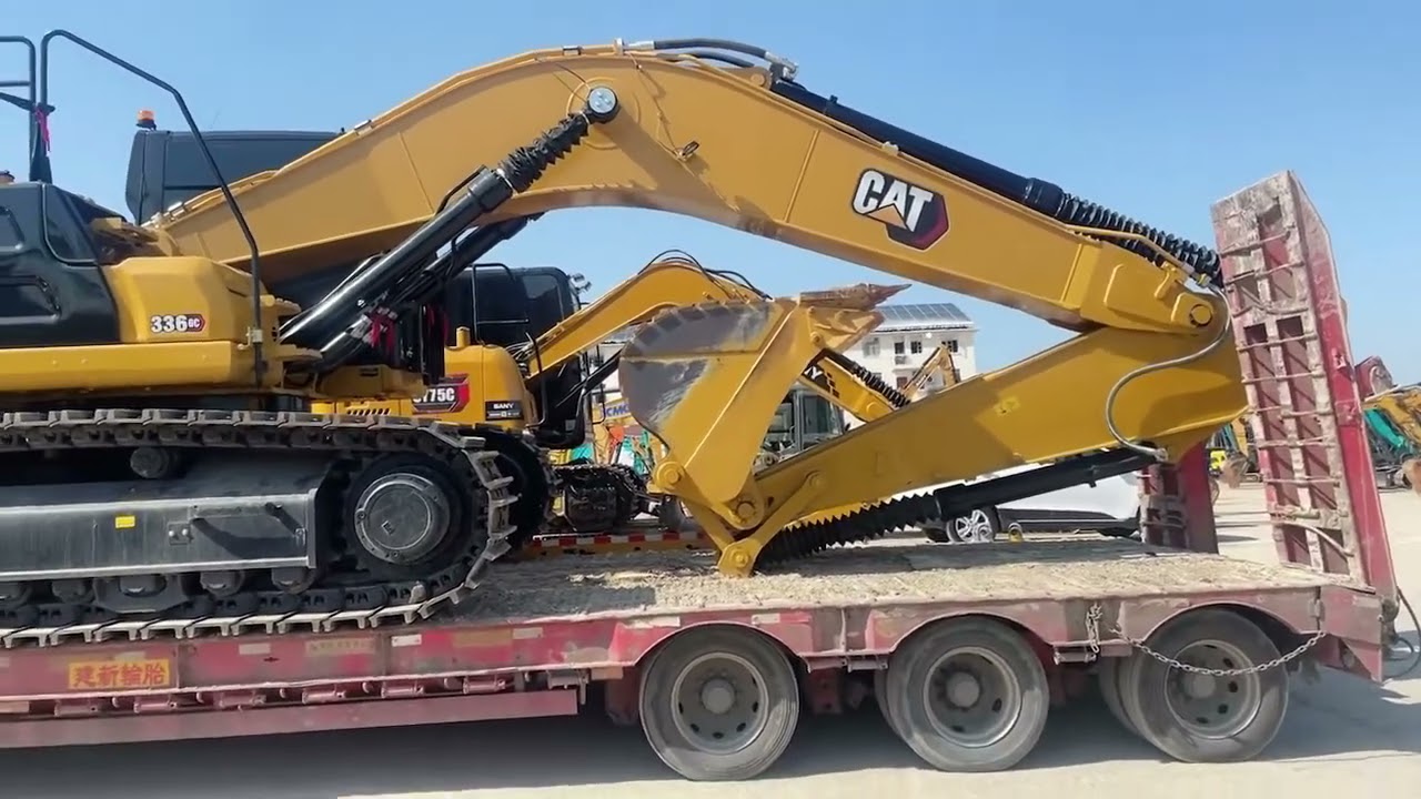 Used CAT 336 excavator delivered to Shanghai Port