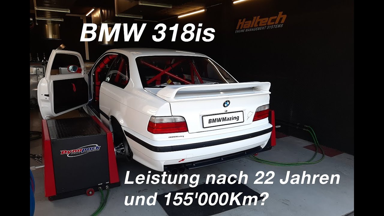 BMW E36 318is Leistungsmessung M44B19