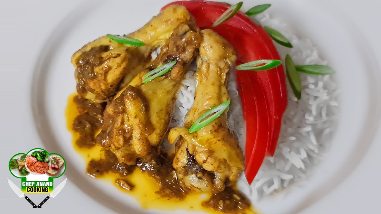 KIP IN TIKKA MASALA (BORRELHAPJES IN MASALA) MET RIJST | CHICKEN IN TIKKA MASALA (CHICKEN MASALA)