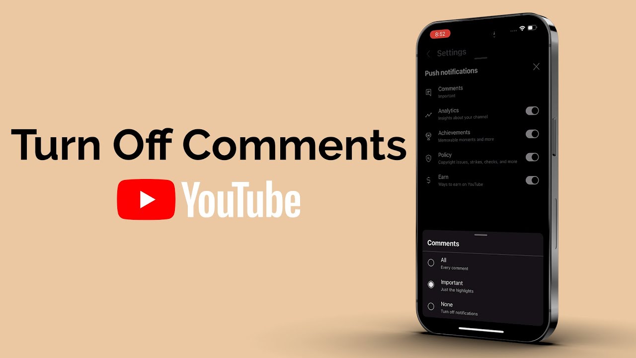 How To Turn Off Comments On YouTube Mobile?