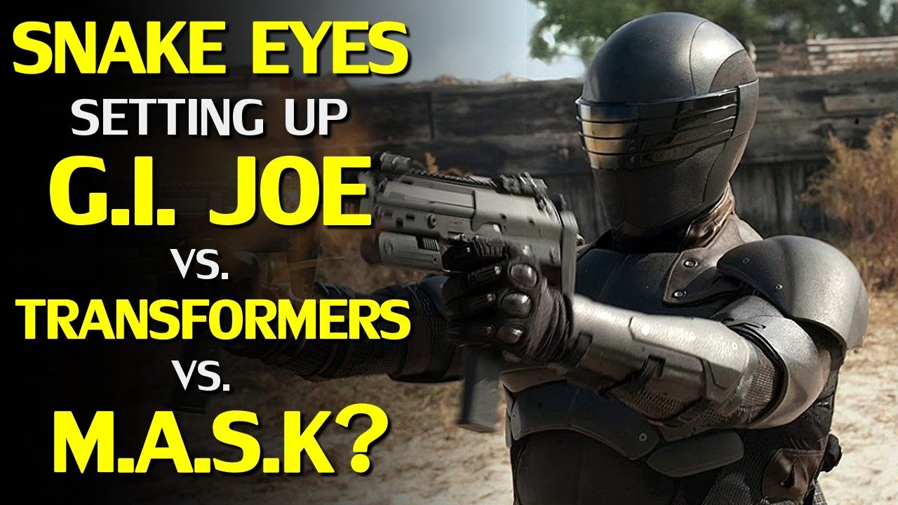 Snake Eyes is a G.I. Joe Reboot, Transformers and M.A.S.K. crossovers in the works