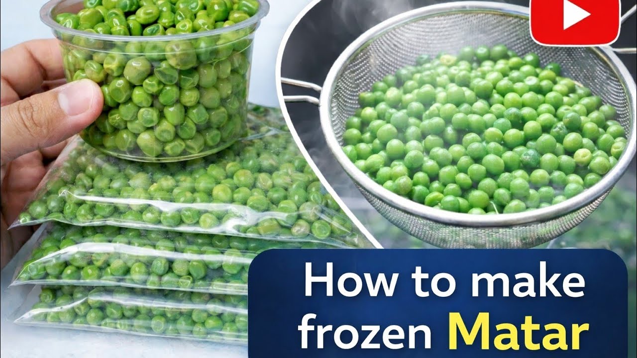 How to preserve peas in 20 minutes 🩷