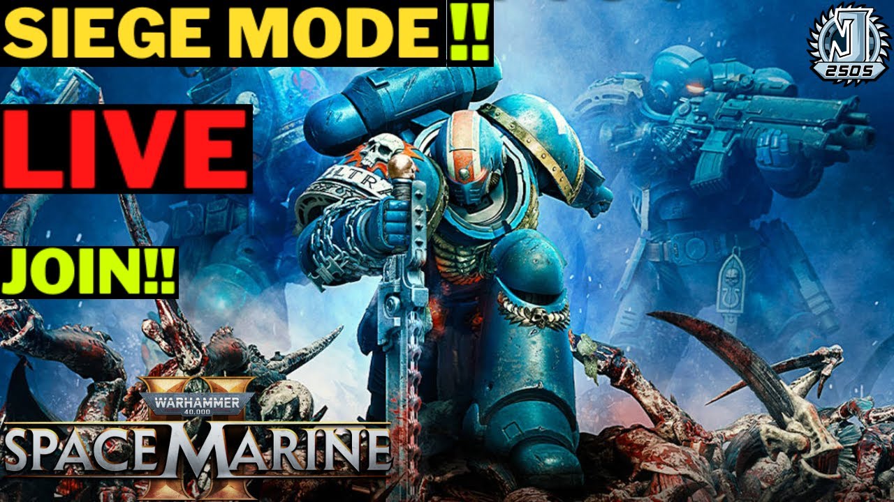 [🔴 LIVE] SIEGE MODE IS HERE! SM2 HORDE MODE NOW LIVE! Space Marine 2!✔️! #warhammer40k #spacemarine2
