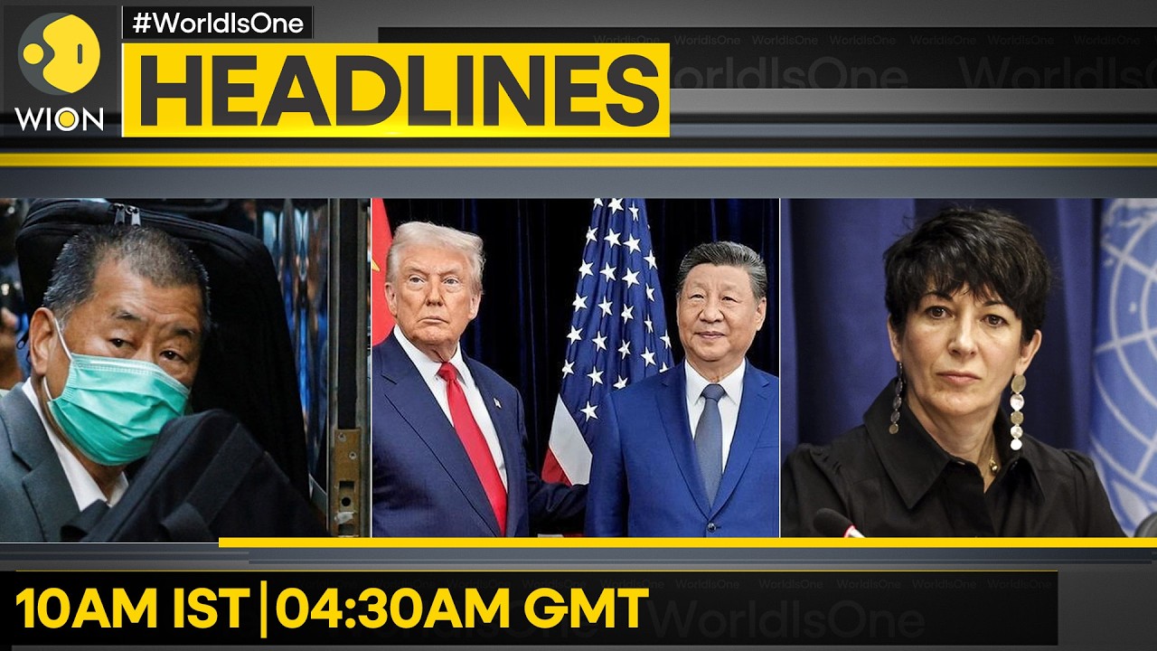 Jimmy Lai Gets 20 Years In Prison | Maxwell Won't Answer US House Panel | WION Headlines