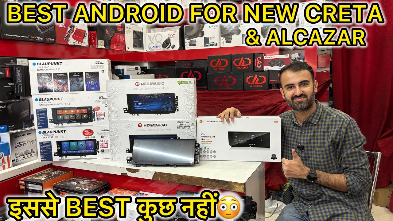 BEST ANDROID FOR CRETA FACELIFT 2025😱|MEGA AUDIO✅|BEST ANDROID SYSTEM CRETA💪| YUEMI M20🔥| BLAUPUNKT